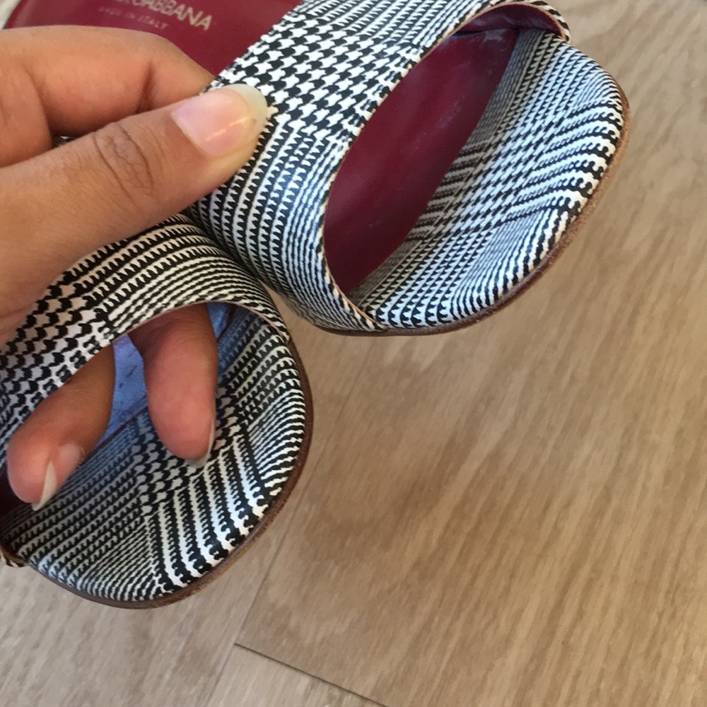 Dolce & Gabbana Rare plaid sandals - Picture 6 of 11